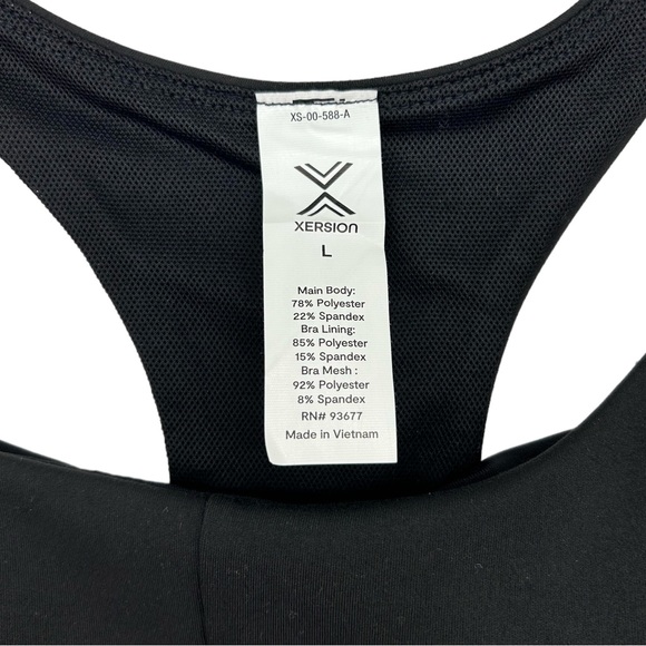 Xersion Women's Black Pink Light Support Longline Sports Bra Size XL XXL - Picture 6 of 13